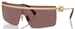 Miu Miu MU 50ZS Sunglasses Women's Shield