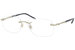 Mont Blanc Established MB0071O Eyeglasses Men's Rimless Optical Frame