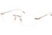 Mont Blanc Established MB0112O Eyeglasses Men's Rimless Optical Frame