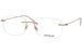 Mont Blanc MB0075O Eyeglasses Men's Rimless Rectangular Optical Frame