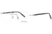 Mont Blanc MB0222O Eyeglasses Men's Rimless Rectangle Shape