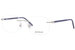 Mont Blanc MB0222O Eyeglasses Men's Rimless Rectangle Shape