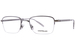 Mont Blanc MB0237O Eyeglasses Men's Semi Rim Rectangle Shape