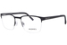 Morel 10212O Eyeglasses Men's Semi Rim Rectangle Shape