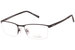 Morel Lightec 30040L Eyeglasses Men's Semi Rim Rectangular Optical Frame