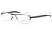 Morel Lightec 30125S Eyeglasses Men's Half Rim Rectangular Optical Frame