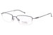 Morel Lightec 30211S Eyeglasses Men's Half Rim Rectangular Optical Frame