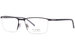 Morel Lightec 30213L Eyeglasses Frame Men's Semi Rim Rectangular