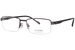 Morel Lightec 30299S Eyeglasses Men's Semi Rim Rectangle Shape