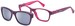 Nano Vista Gaikai-SC-3 NAO305 Eyeglasses Youth Kids Full Rim w/Polarized Clip-On