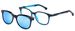 Nano Vista Pixel-SC-3.0 NAO307 Eyeglasses Youth Kids Full Rim w/Clip-On