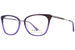 Nicole Miller Nice Eyeglasses Women's Full Rim Oval Shape