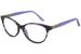 Nicole Miller Women's Eyeglasses Violet Full Rim Optical Frame