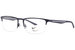 Nike 4313 Eyeglasses Men's Semi Rim Rectangle Shape