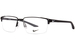 Nike 8054 Eyeglasses Men's Semi Rim Rectangle Shape