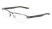 Nike 8137 Eyeglasses Semi Rim Rectangle Shape