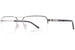 Perry Ellis PE476 Eyeglasses Men's Semi Rim Rectangle Shape