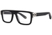 Philipp Plein Lightfighter VPP021 Eyeglasses Men's Full Rim Rectangle Shape