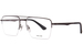 Police Quest-2 VPLG71 Eyeglasses Men's Semi Rim Square Shape