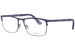 Police VPLA47 Eyeglasses Men's Full Rim Rectangular Optical Frame