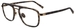 Police VPLB30 Eyeglasses Men's Full Rim Square Shape