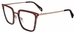 Police VPLG25 Eyeglasses Women's Full Rim Square Shape