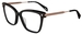 Police VPLG28 Eyeglasses Women's Full Rim Butterfly Shape