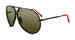 Porsche Design P8478 P'8478 Sunglasses Pilot w/Extra Interchangeable Lenses - Black/Polarized Green-R