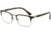 Prada Heritage PR-54TV Eyeglasses Men's Full Rim Rectangle Shape