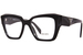 Prada PR 09ZV Eyeglasses Women's Full Rim Square Shape