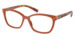 Prada PR 15ZV Eyeglasses Women's Full Rim Rectangle Shape