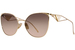 Prada PR 50ZS Sunglasses Women's Cat Eye Shape