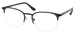 Prada PR-57YV Eyeglasses Men's Semi Rim Oval Shape