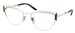 Prada PR-63YV Eyeglasses Women's Semi Rim Butterfly Shape