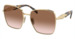 Prada PR 64ZS Sunglasses Women's Square Shape