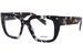 Prada PR A03V Eyeglasses Women's Full Rim Square Shape