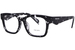 Prada PR A10V Eyeglasses Men's Full Rim Square Shape