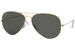Ray Ban Aviator Large Metal RB-3025 Sunglasses Pilot Style - Gold/3N Grey - 001