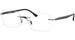 Ray Ban RX8767 Titanium Eyeglasses Rimless Rectangle Shape