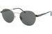 Saint Laurent Monogram SLM62 Sunglasses Men's Round Shades