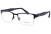 Salvatore Ferragamo SF2222 Eyeglasses Men's Semi Rim Rectangle Shape