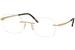 Silhouette Eyeglasses Momentum Chassis 5529 Rimless Optical Frame