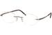 Silhouette Eyeglasses Momentum Chassis 5529 Rimless Optical Frame