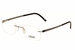 Silhouette Eyeglasses Titan Accent Chassis 5452 Rimless Optical Frame 