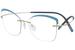 Silhouette Eyeglasses Titan Minimal Art The Icon Accent Rings 5518 Optical Frame