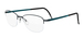 Silhouette Illusion-Nylor 4492 Eyeglasses Women's Semi Rim Square Shape