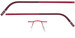 Silhouette The wave 5567 Chassis Rimless Titanium Eyeglasses