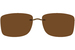 Silhouette TMA Titan Minimal Art The-Icon 5541 Clip-On Polarized Sunglasses