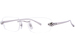 Cartier CT0494O Eyeglasses Women's Rimless Rectangle Shape