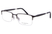 Ted Baker TM513 Eyeglasses Men's Semi Rim Rectangle Shape